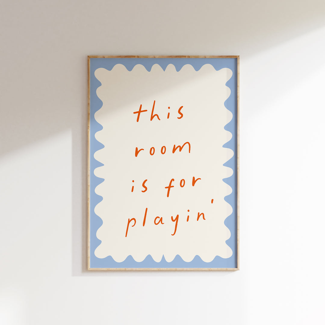 a picture of a room is for playin
