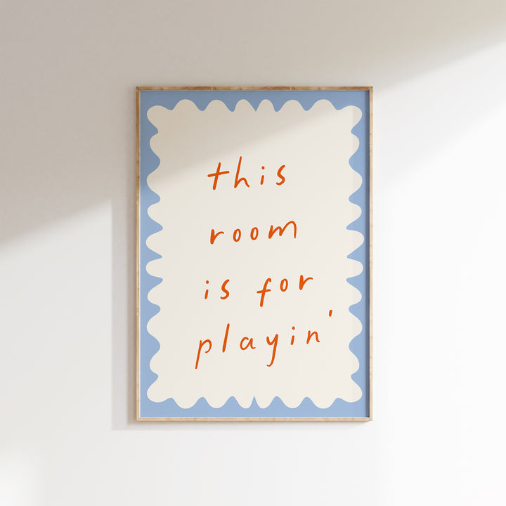 a picture of a room is for playin