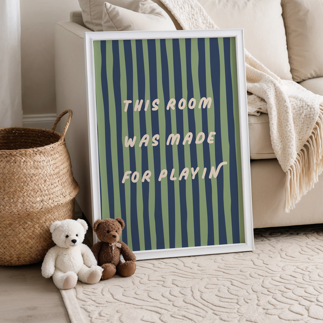 Made for Playin’ Print Emerald