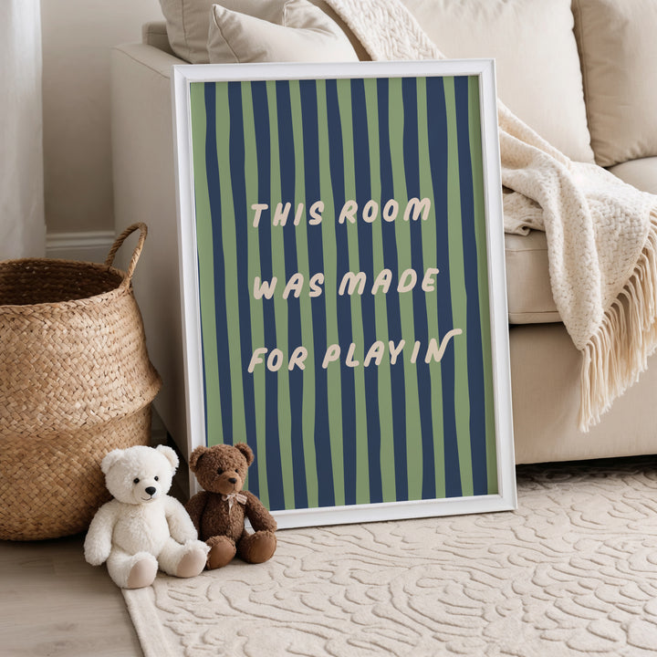 Made for Playin’ Print Emerald