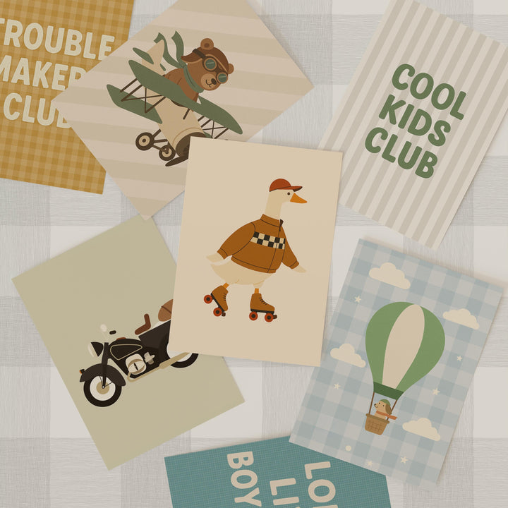 Retro Vehicle Wall Art Bundle