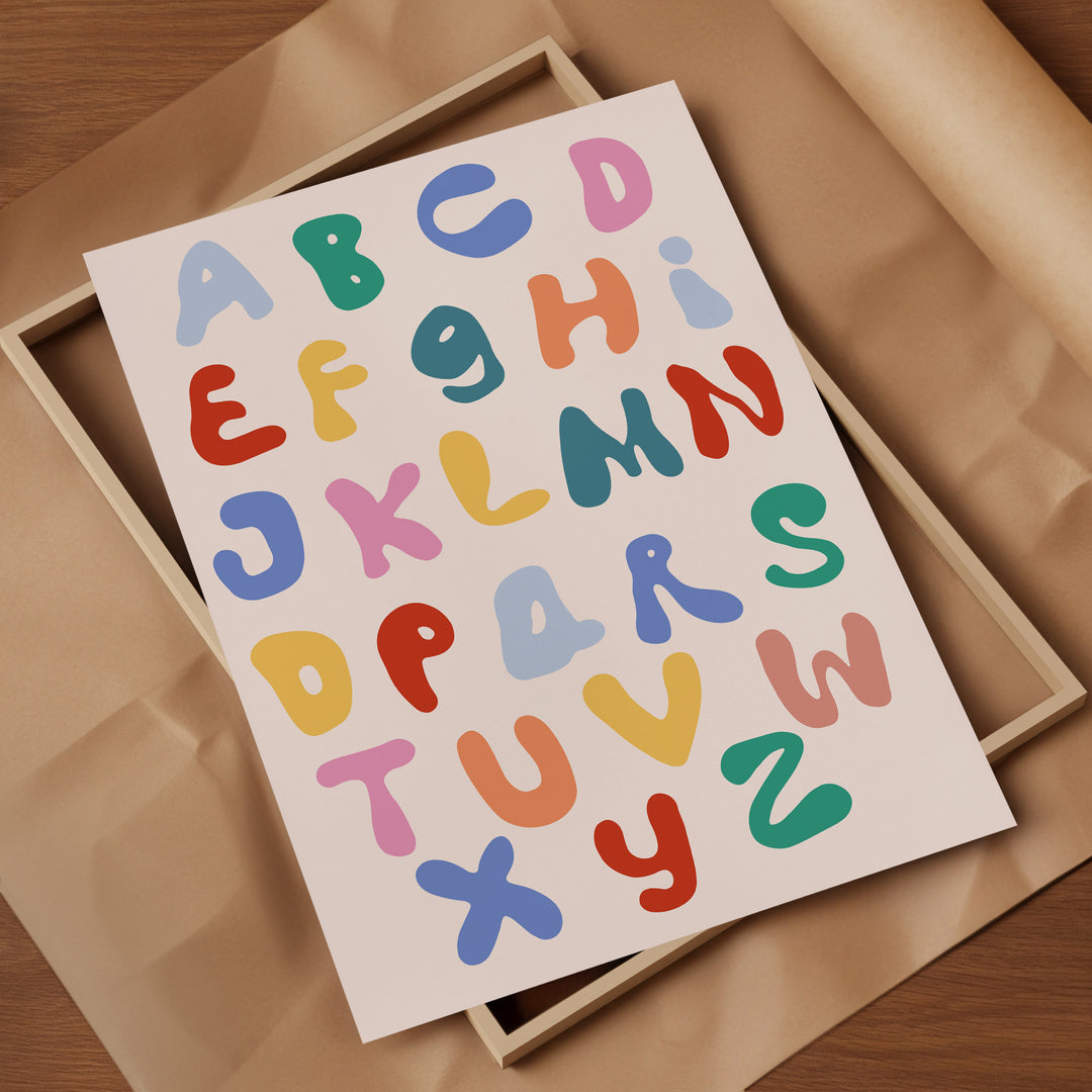 a picture of a letter and numbers on a piece of paper
