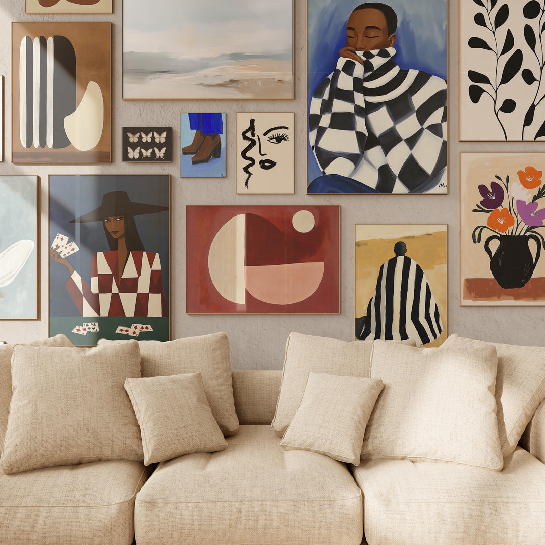 modern wall art, abstract art prints, minimalist wall art, contemporary wall decor, geometric art, gallery wall set, boho home decor, digital art bundle, printable art collection, living room wall art, modern prints, art for adults, office wall art