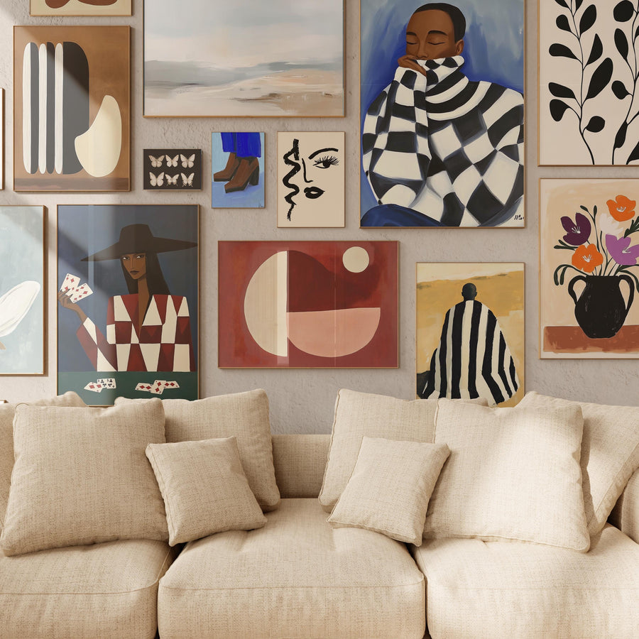 modern wall art, abstract art prints, minimalist wall art, contemporary wall decor, geometric art, gallery wall set, boho home decor, digital art bundle, printable art collection, living room wall art, modern prints, art for adults, office wall art