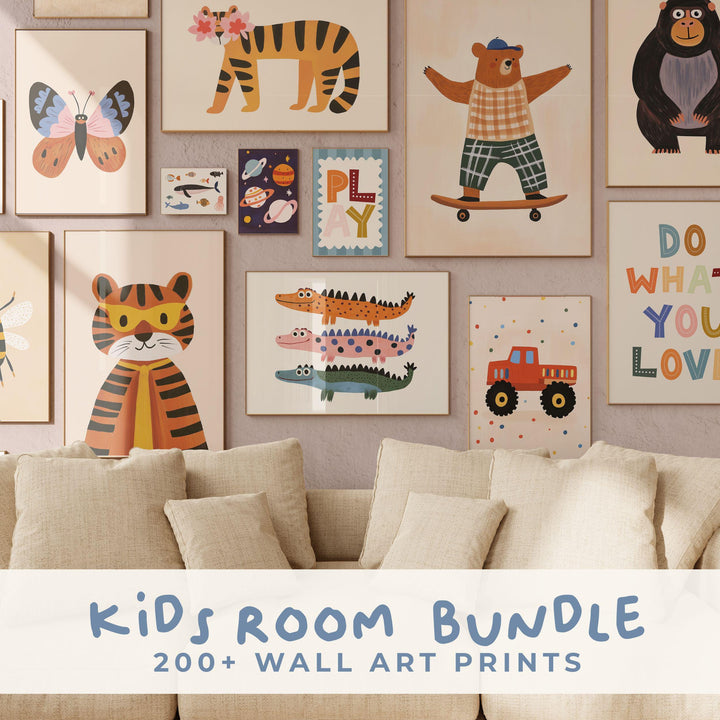Modern Kid's Room Bundle | DIGITAL