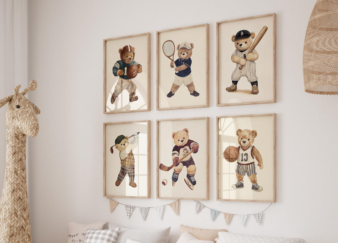 Sports Teddy Bear Bundle | DIGITAL