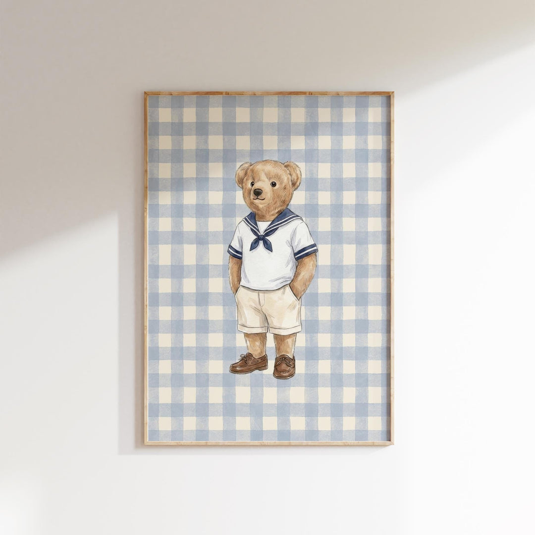 Personalized Nautical Nursery Wall Art Set | 6 Custom Name Coastal Prints