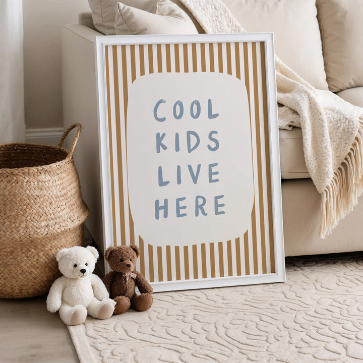 Cool Kids Live Here Print