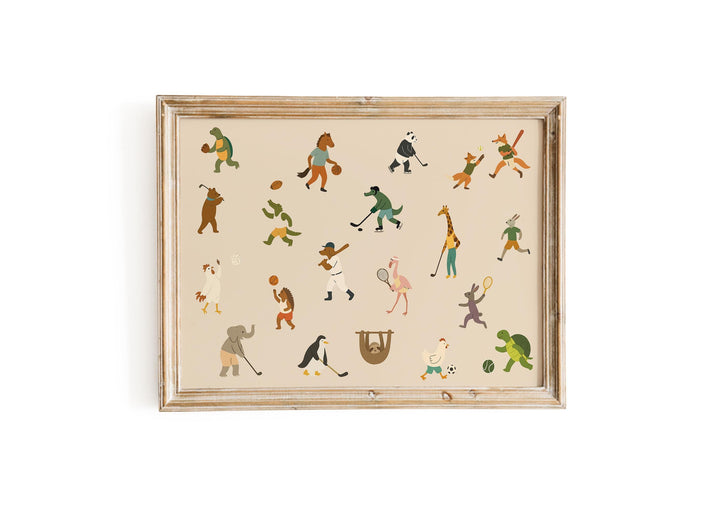 a picture of a group of people playing tennis