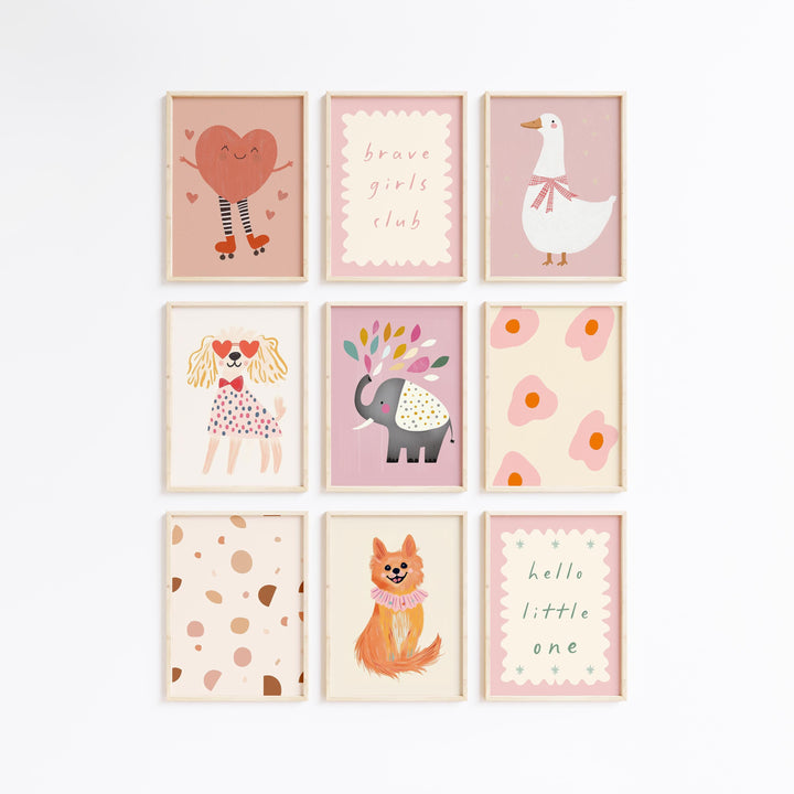 Girl Nursery Prints Bundle | DIGITAL