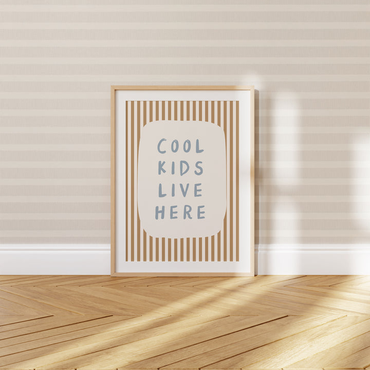 Cool Kids Live Here Print