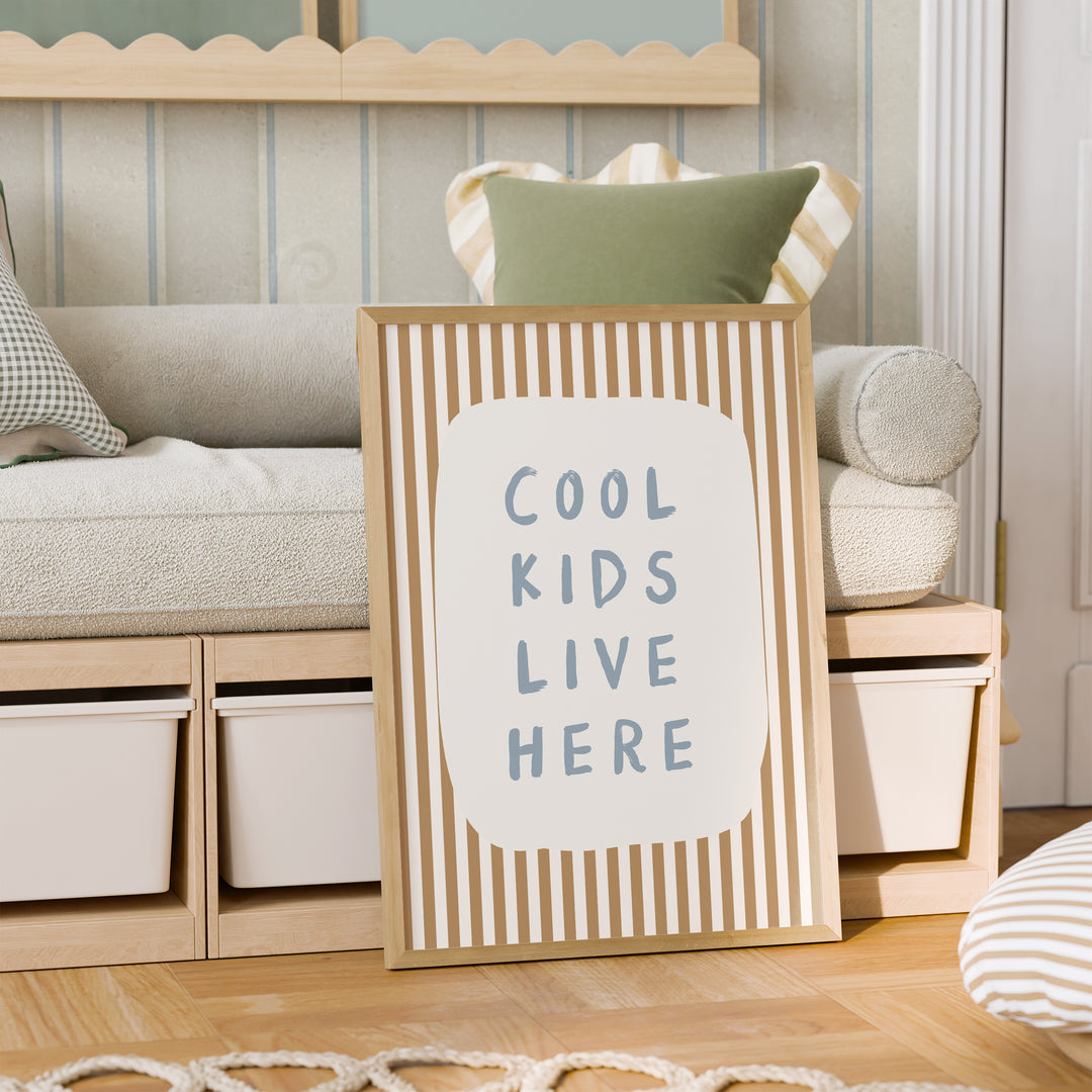Cool Kids Live Here Print