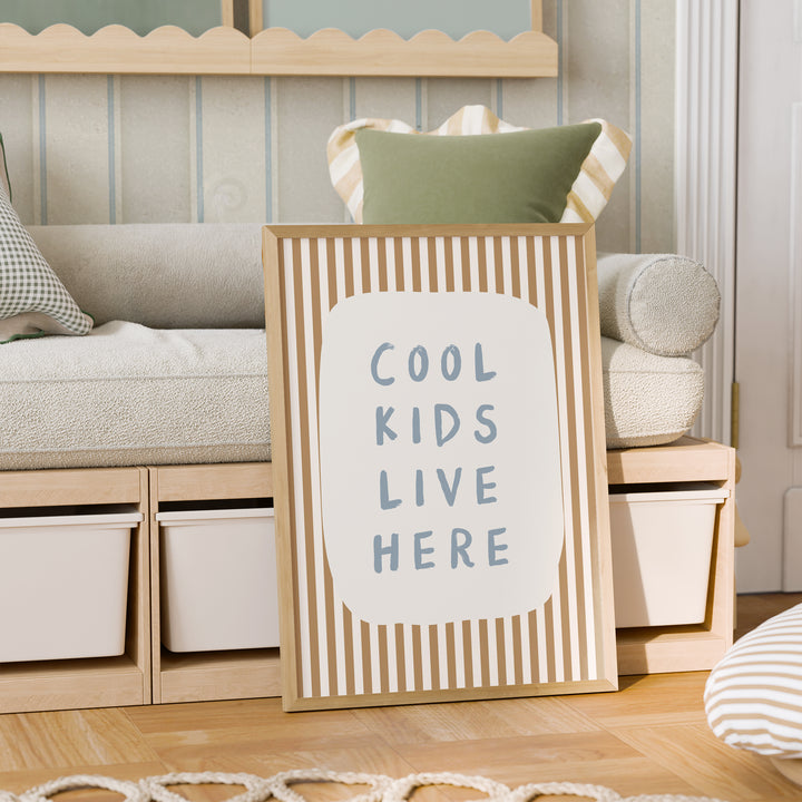 Cool Kids Live Here Print