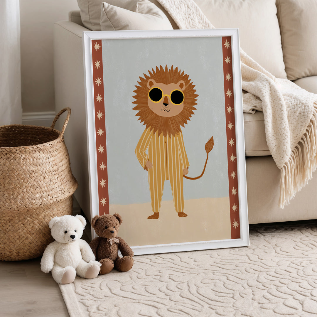 Sunny Days Lion Print