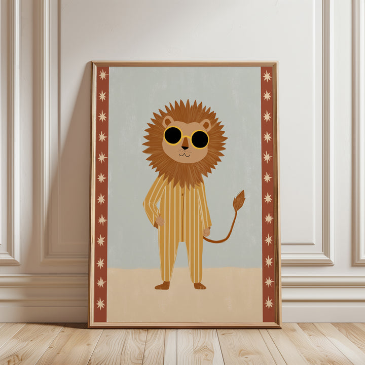 Sunny Days Lion Print