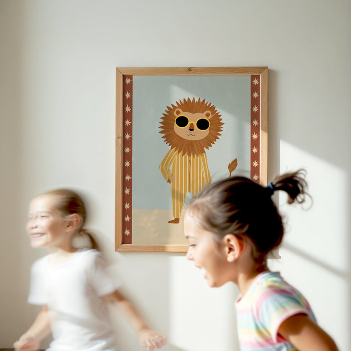 Sunny Days Lion Print