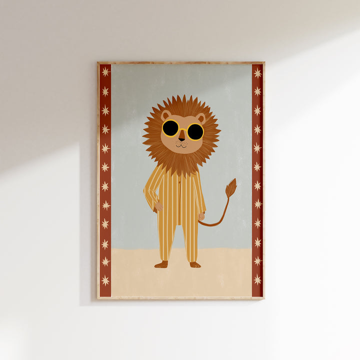 Sunny Days Lion Print