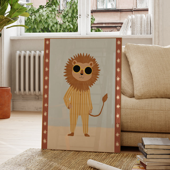Sunny Days Lion Print