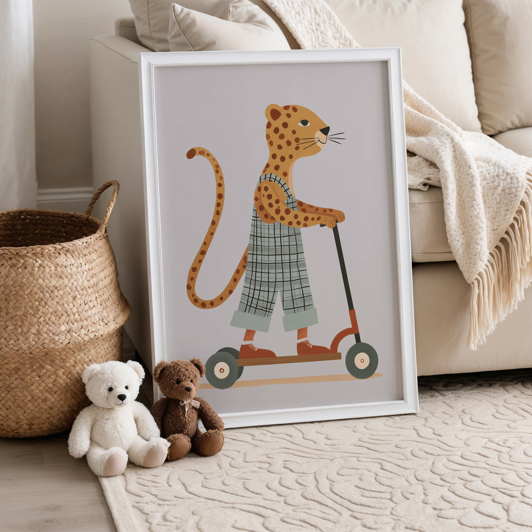 Scooter Cheetah Print