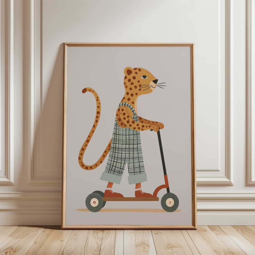 Scooter Cheetah Print