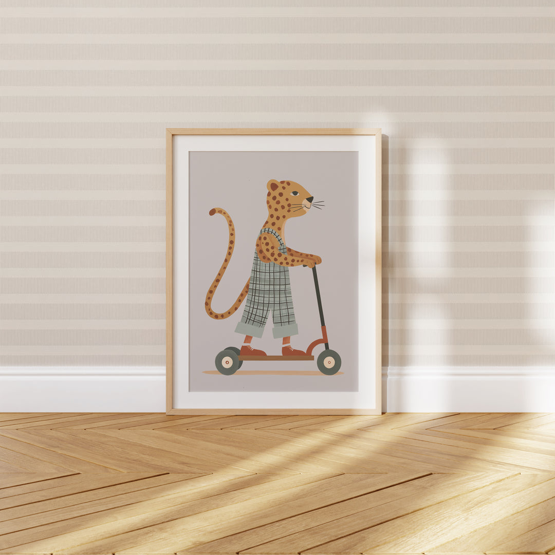 Scooter Cheetah Print