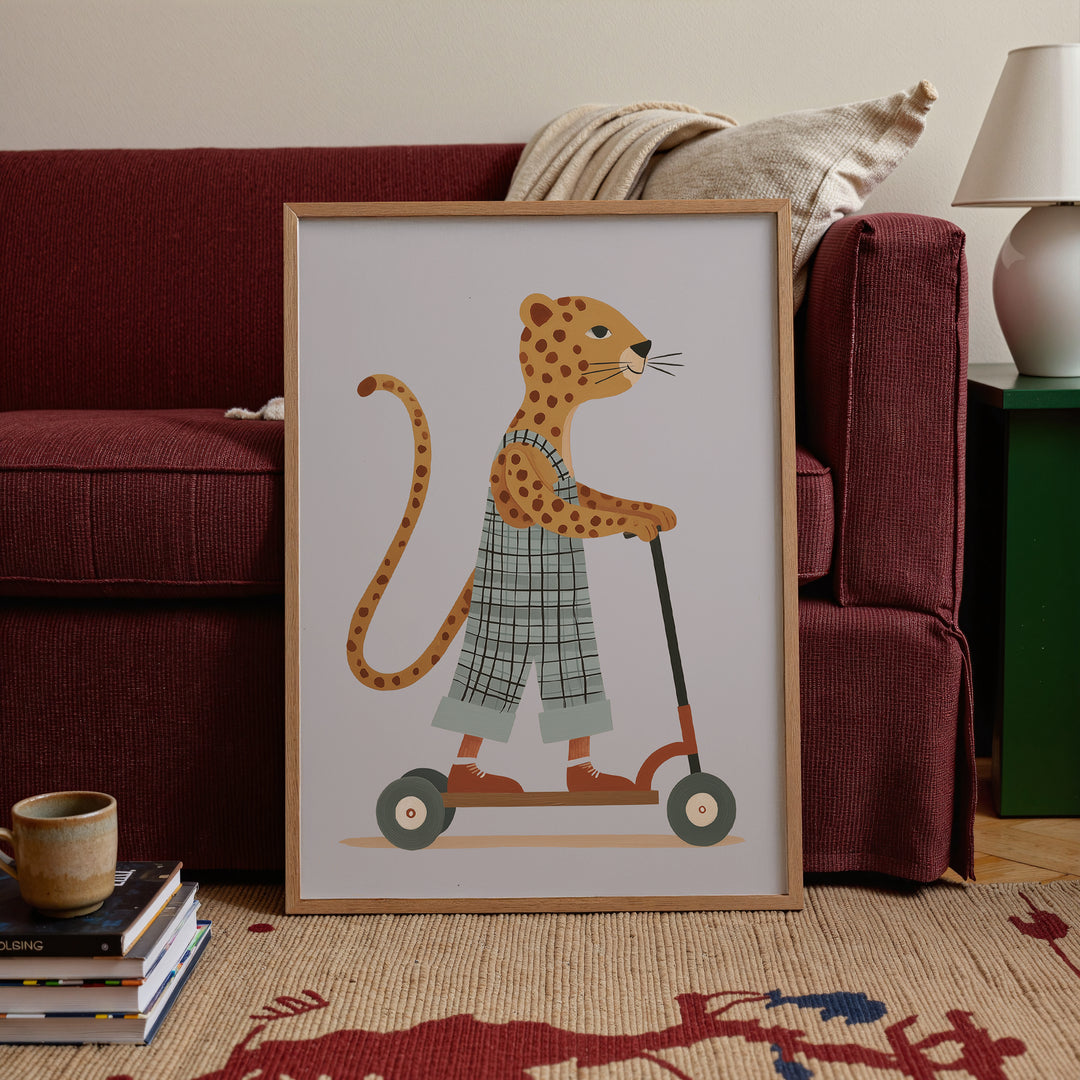 Scooter Cheetah Print
