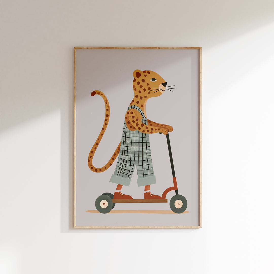 Scooter Cheetah Print