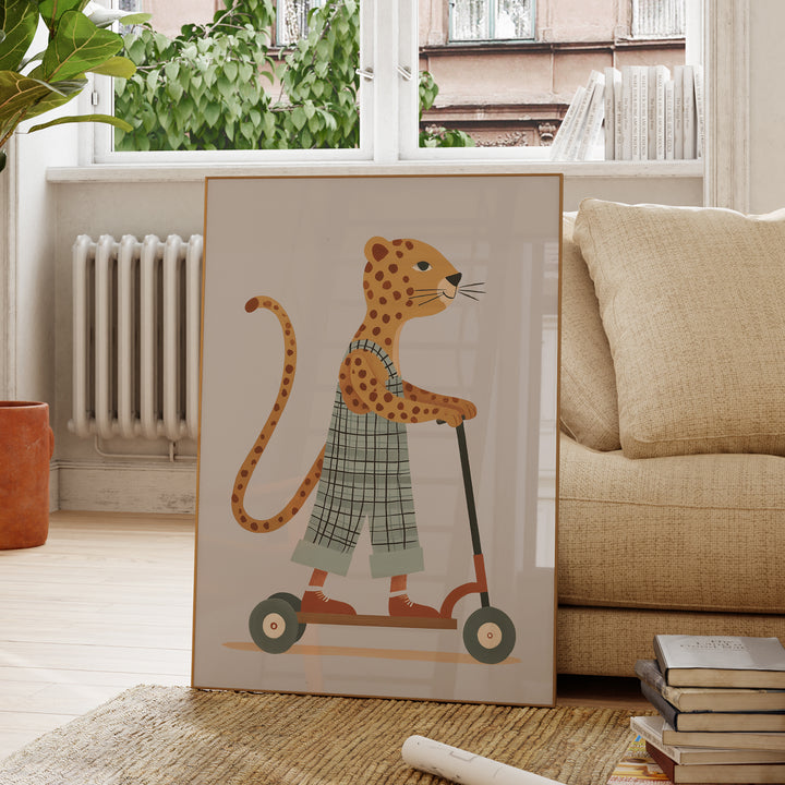 Scooter Cheetah Print