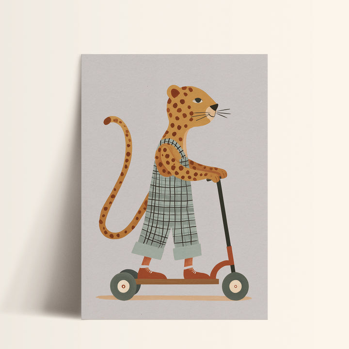 Scooter Cheetah Print
