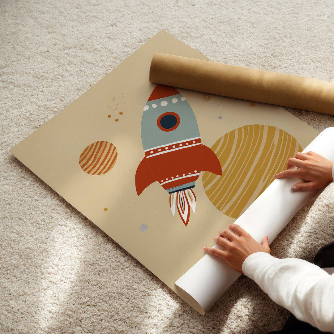 Painted Planets Print