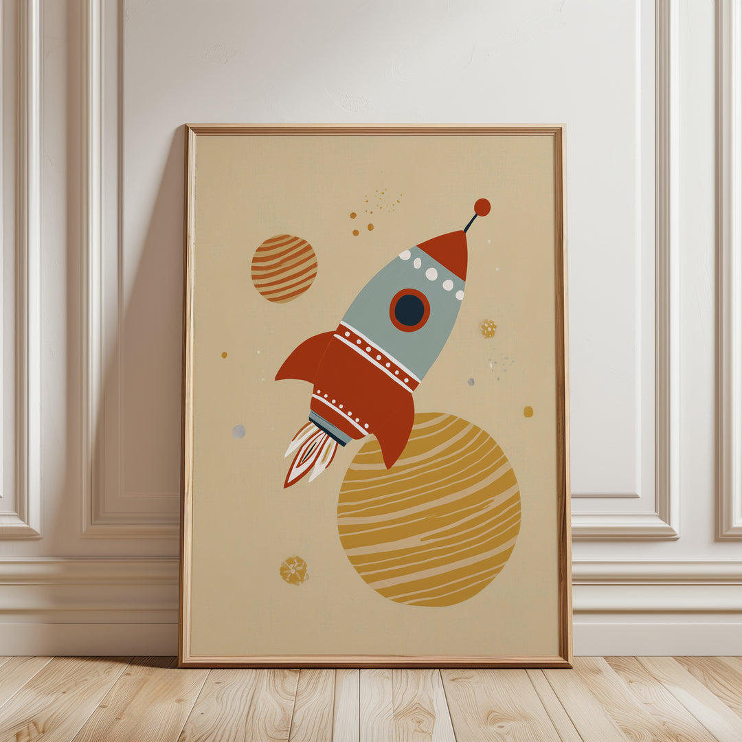 Painted Planets Print