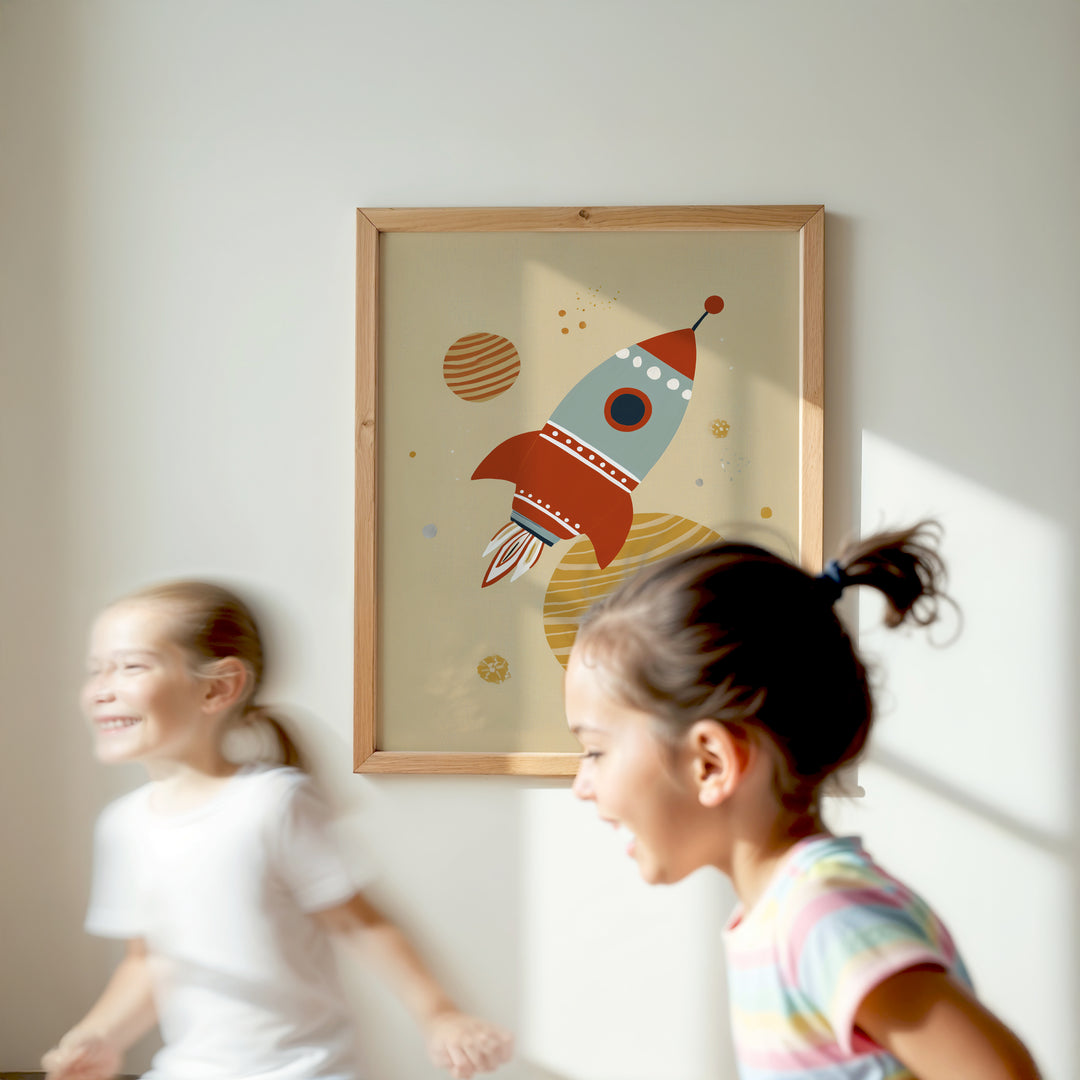 Painted Planets Print