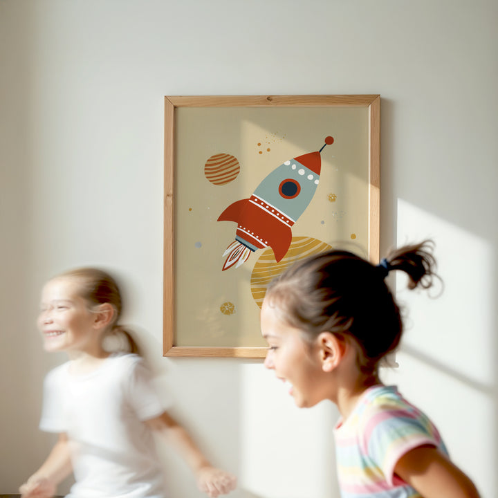 Painted Planets Print