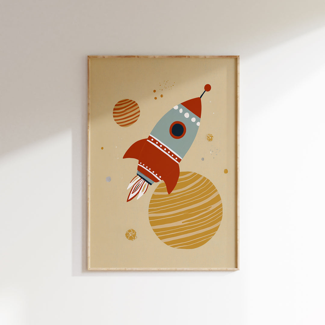 Painted Planets Print