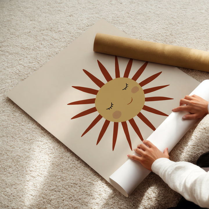 Sleepy Sun Print
