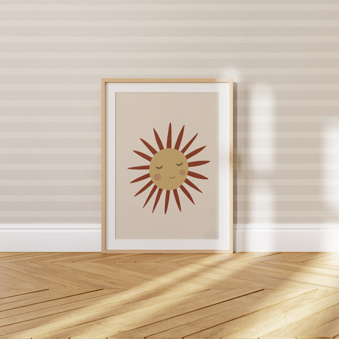 Sleepy Sun Print