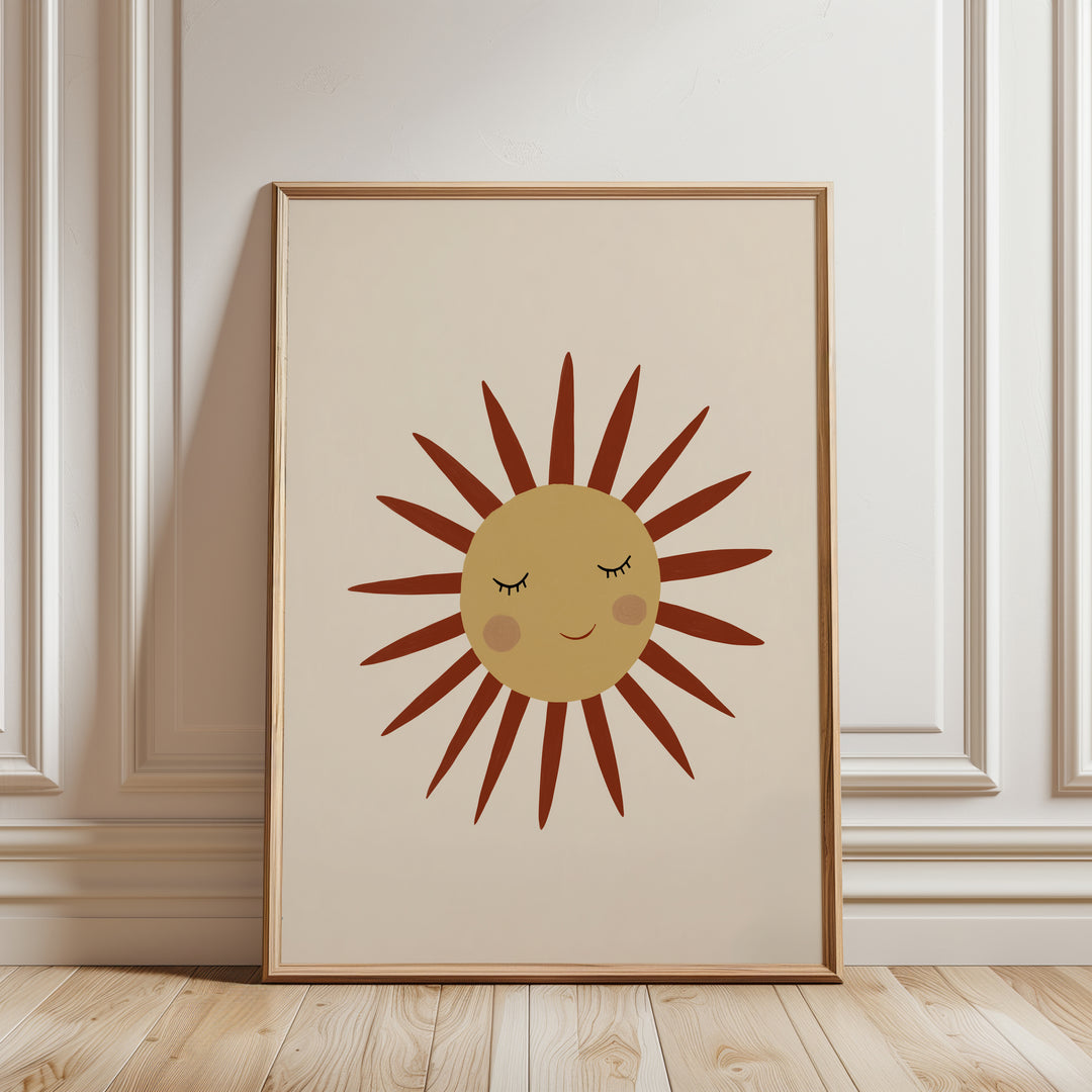 Sleepy Sun Print