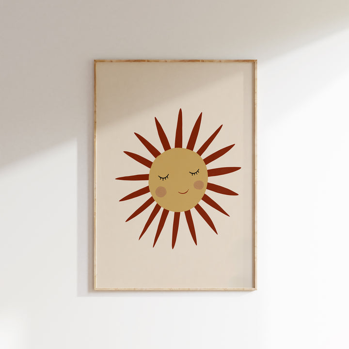 Sleepy Sun Print