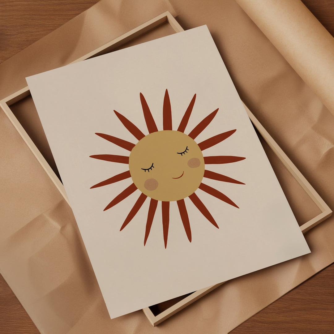 Sleepy Sun Print