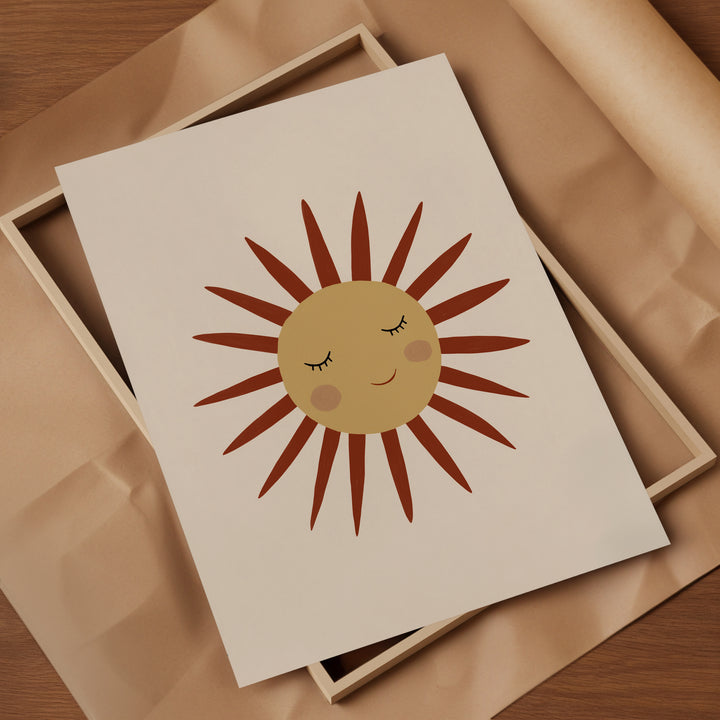 Sleepy Sun Print