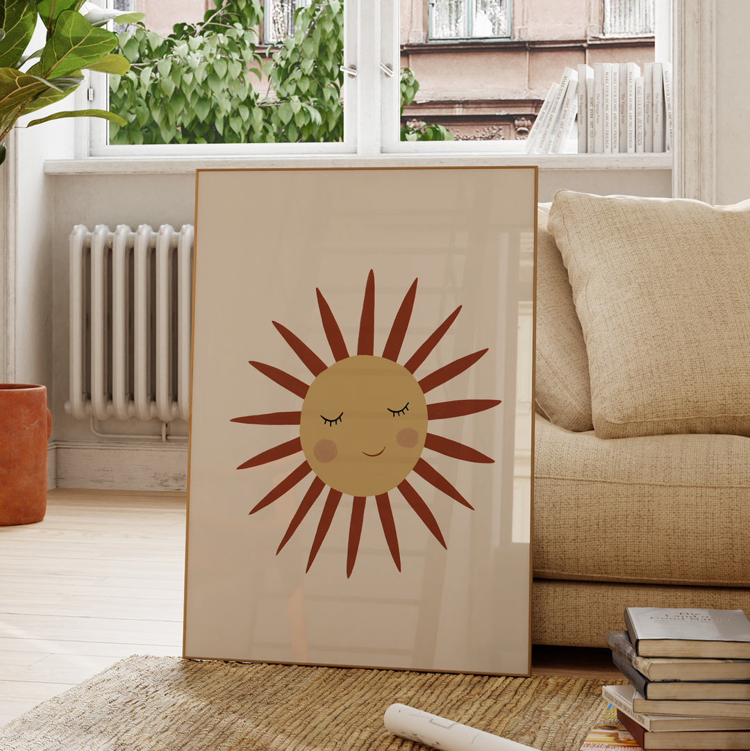 Sleepy Sun Print