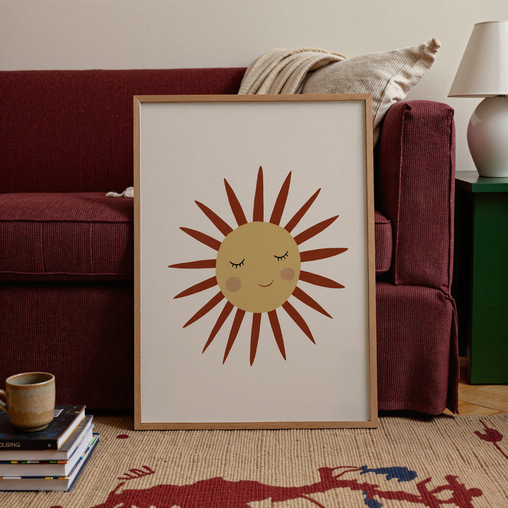 Sleepy Sun Print