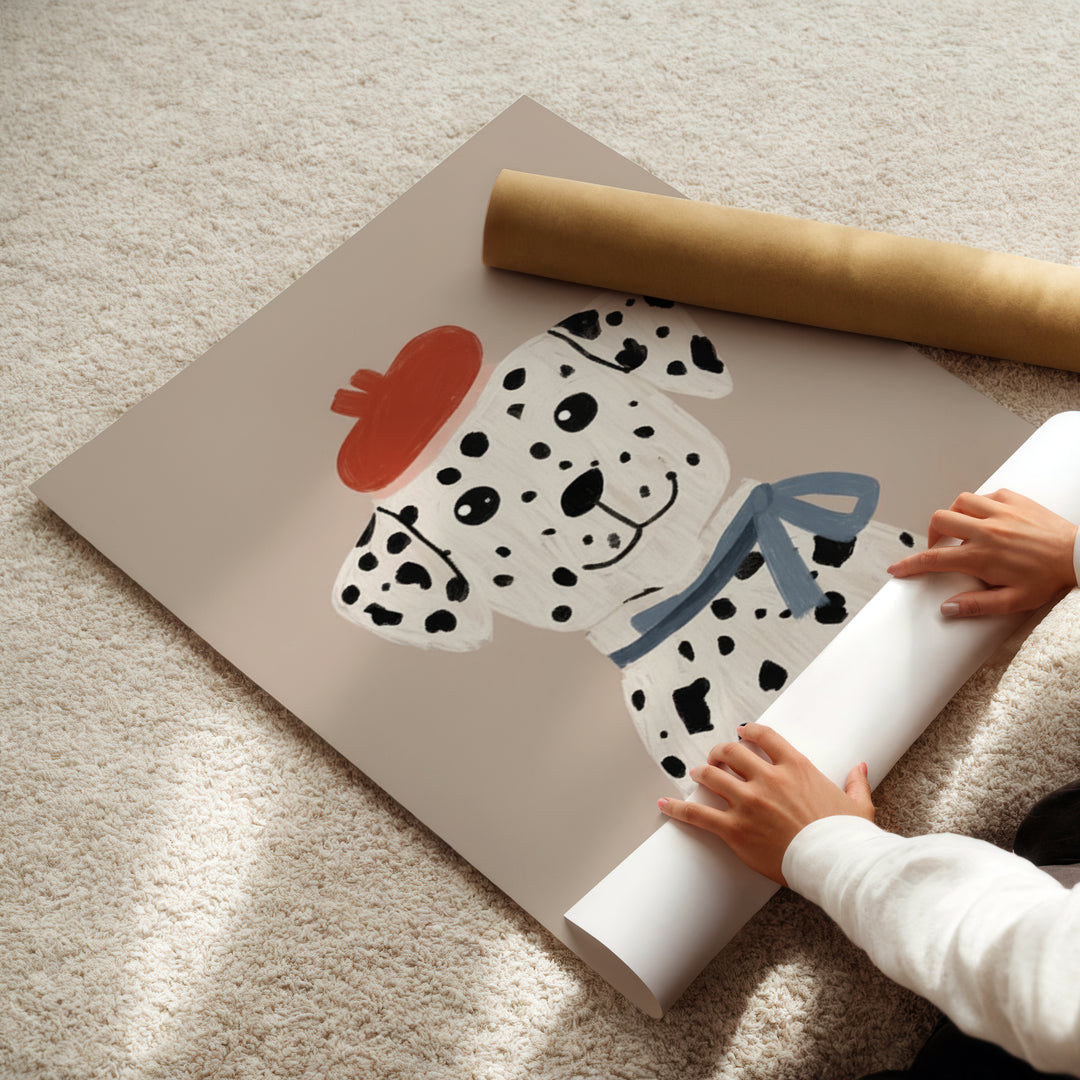 Plakat Gęś z balonem