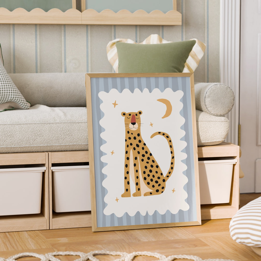 Moonlit Cheetah Print