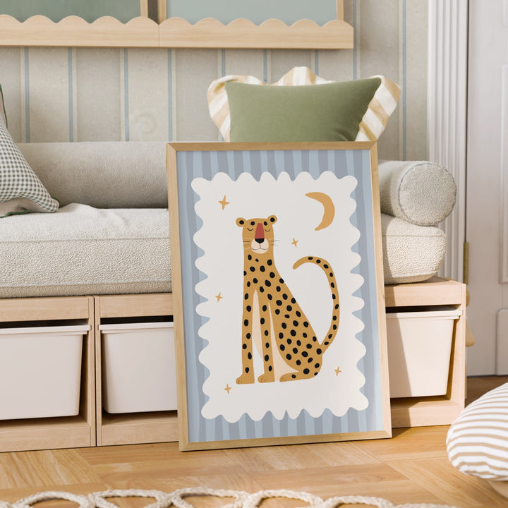 Moonlit Cheetah Print