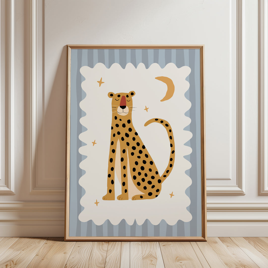 Moonlit Cheetah Print