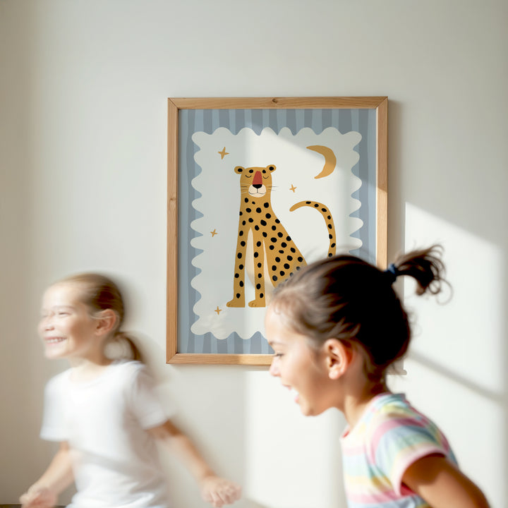 Moonlit Cheetah Print