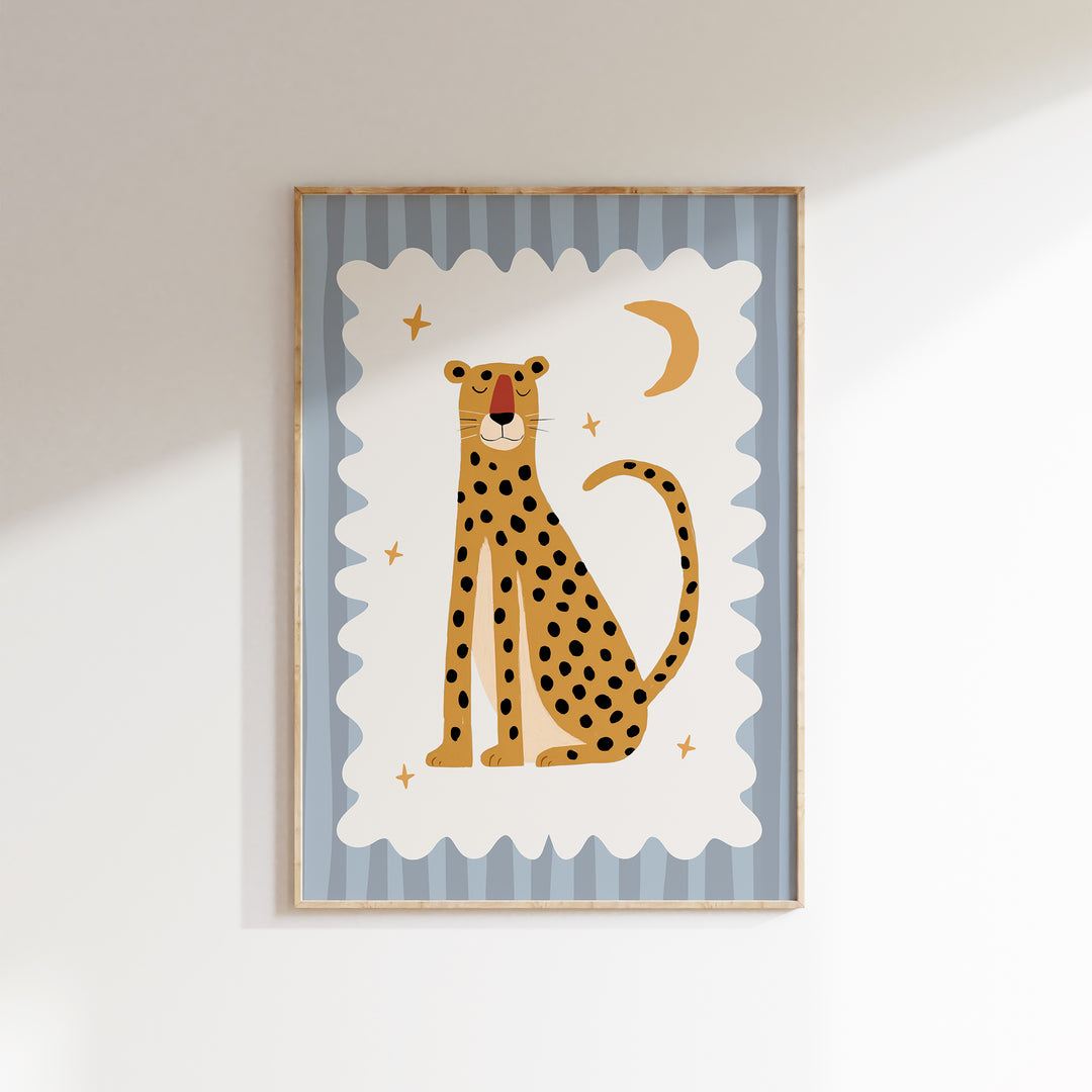 Moonlit Cheetah Print