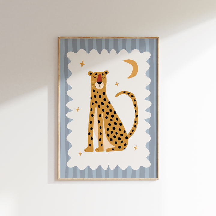 Moonlit Cheetah Print