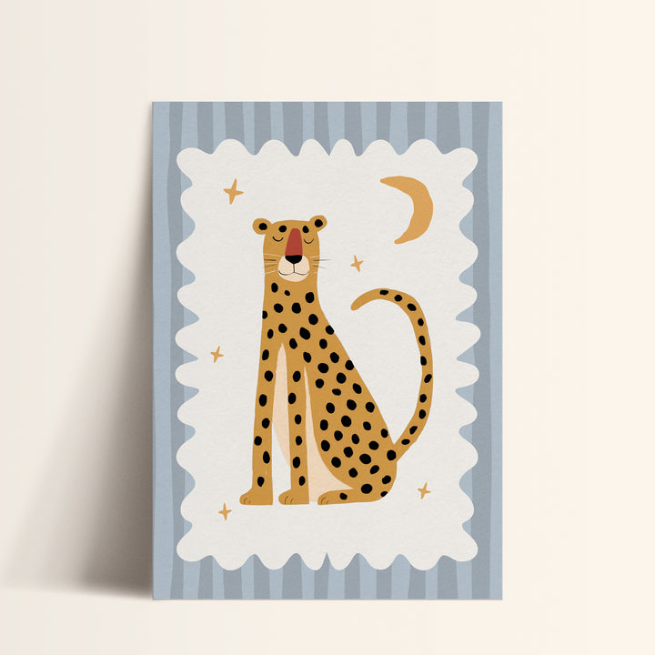 Moonlit Cheetah Print